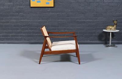Folke Ohlsson Folke Ohlsson Cane Tweed Lounge Chair for Dux