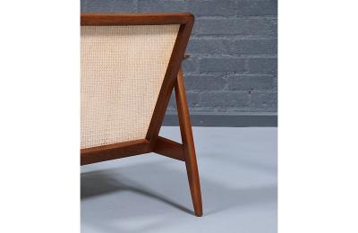 Folke Ohlsson Folke Ohlsson Cane Tweed Lounge Chair for Dux