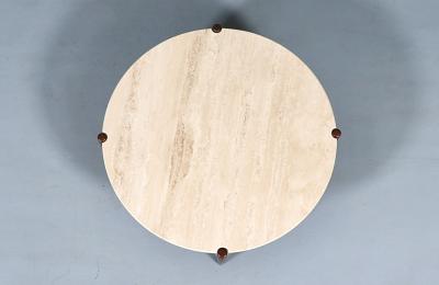 Folke Ohlsson Folke Ohlsson Model 1304 T Roman Travertine Top Coffee Table for Dux