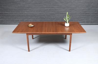 Folke Ohlsson Folke Ohlsson Model 452 Expanding Walnut Dining Table for Dux