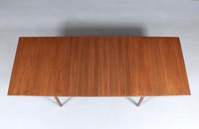 Folke Ohlsson Folke Ohlsson Model 452 Expanding Walnut Dining Table for Dux