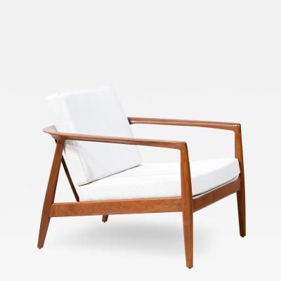 Folke Ohlsson Folke Ohlsson Model 72 C Sculpted Teak Lounge Chair for Dux