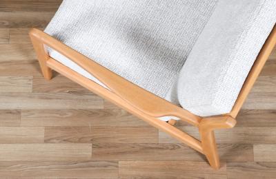 Folke Ohlsson Folke Ohlsson Model Tema 1 Beechwood Lounge Chairs for Dux