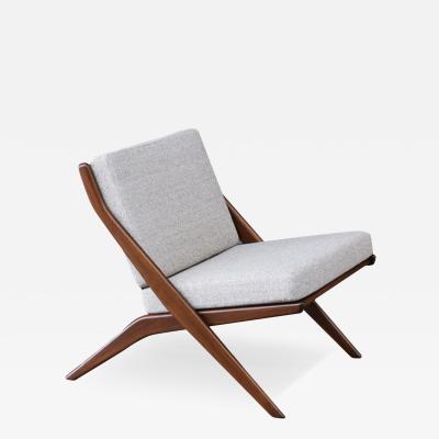 Folke Ohlsson Folke Ohlsson Scissor Sculptural Lounge Chair for Dux