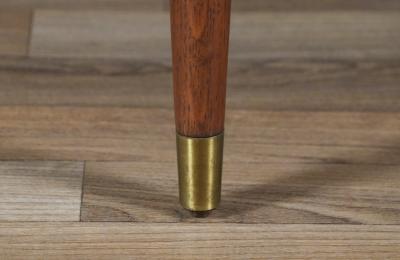 Folke Ohlsson Folke Ohlsson Sculpted Coffee Table w Roman Travertine Top for Dux