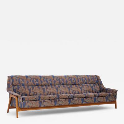 Folke Ohlsson Folke Ohlsson for Dux Mid Century Swedish Teak Sofa