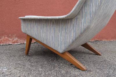 Folke Ohlsson Lounge Chair and Ottoman Model 4410 by Folke Ohlsson for Fritz Hansen