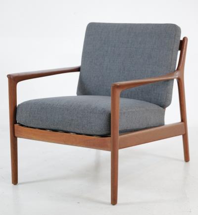 Folke Ohlsson Scandinavian Modern Teak Lounge Chair Designed by Folke Ohlsson for DUX
