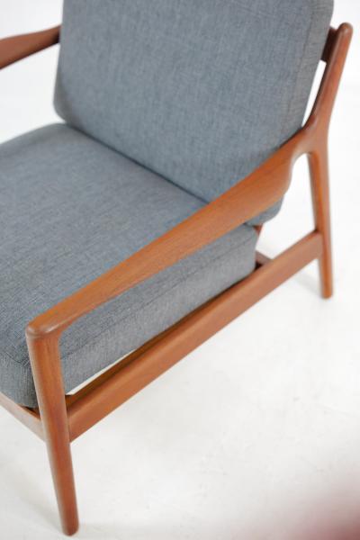 Folke Ohlsson Scandinavian Modern Teak Lounge Chair Designed by Folke Ohlsson for DUX
