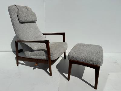 Folke Ohlsson Set of Folke Ohlsson Reclining Lounge Chairs