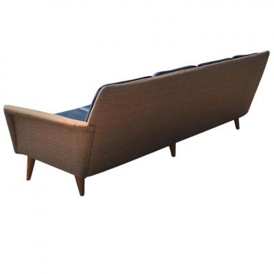 Folke Ohlsson Swedish Dux Leather Sofa by Folke Ohlsson