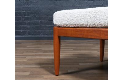 Folke Ohlsson Swedish Modern Teak Stool by Folke Ohlsson for Dux