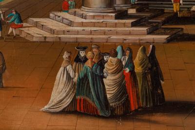 Follower of Giovanni Antonio Canal Called Canaletto A Monumental Painting