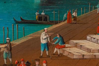 Follower of Giovanni Antonio Canal Called Canaletto A Monumental Painting