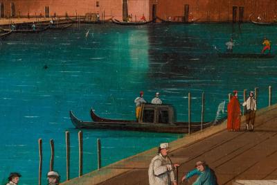 Follower of Giovanni Antonio Canal Called Canaletto A Monumental Painting