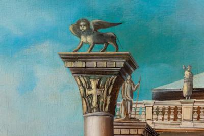 Follower of Giovanni Antonio Canal Called Canaletto A Monumental Painting