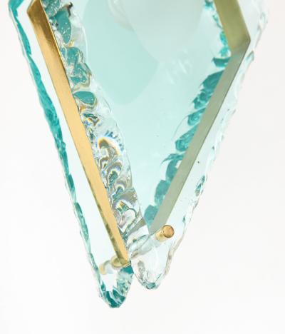 Fontana Arte 1980s pendant in the style of Max Ingrand for Fontana Arte