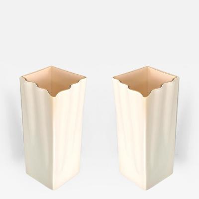 Fontana Arte 2 Pair of Italian 1950 60s Murano Wall Sconces