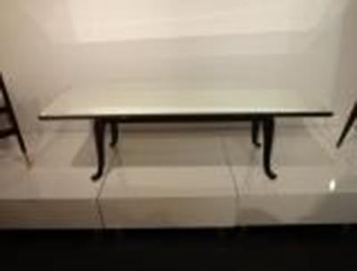 Fontana Arte A Mid Century Cocktail Table in Stained Beech and Mirror by Fontana Arte