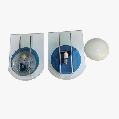 Fontana Arte A PAIR OF WALL LIGHTS ATTRIBUTED TO FONTANA ARTE