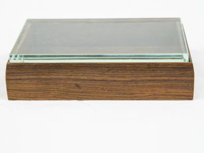 Fontana Arte Box in wood and glass by Fontana Arte circa 1940