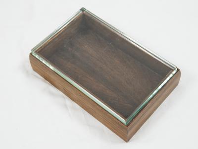 Fontana Arte Box in wood and glass by Fontana Arte circa 1940