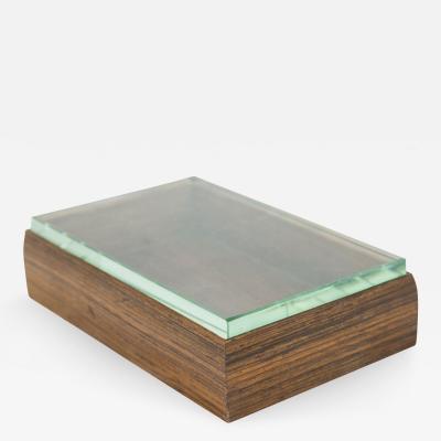 Fontana Arte Box in wood and glass by Fontana Arte circa 1940