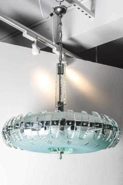 Fontana Arte Chandelier attributed to Fontana Art 