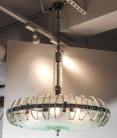 Fontana Arte Chandelier attributed to Fontana Art 