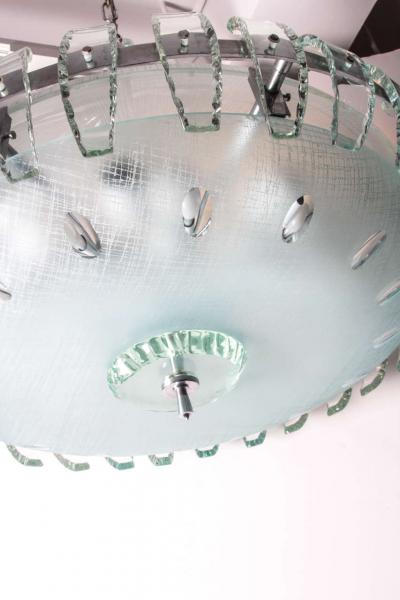 Fontana Arte Chandelier attributed to Fontana Art 