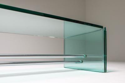 Fontana Arte Fontana Arte Large Glass Coffee Table 1970s
