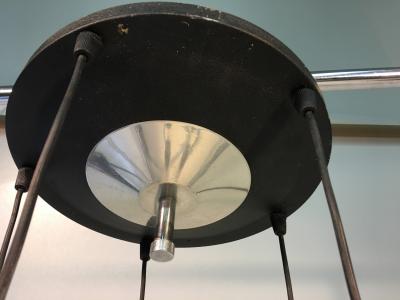 Fontana Arte Fontana Arte Style Italian 1970s Five Light Pendant Chandelier