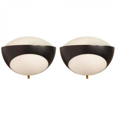 Fontana Arte Max Ingrand 1963 Sconces for Fontana Arte