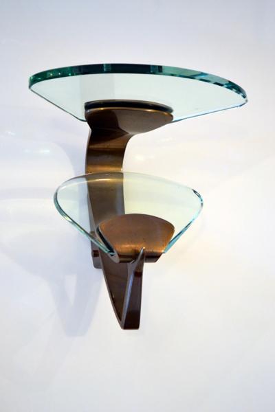 Fontana Arte Pair of Fontana Arte Wall Mount Coat Hooks