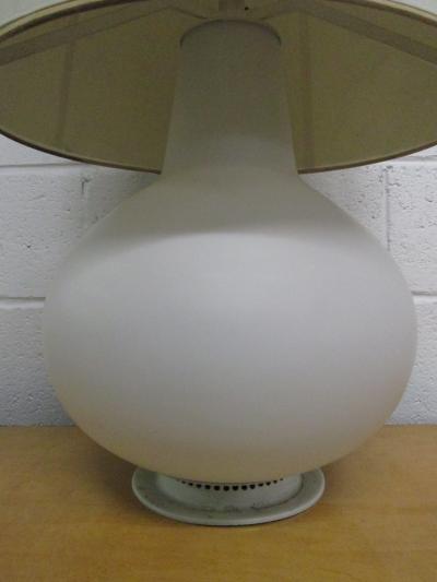 Fontana Arte Pair of Glass Lamps by Max Ingrand for Fontana Arte