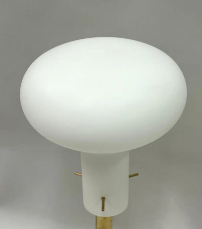 Fontana Arte Pair of Italian Mid Century Modern Brass Table Lamps Max Ingrand Fontana Arte