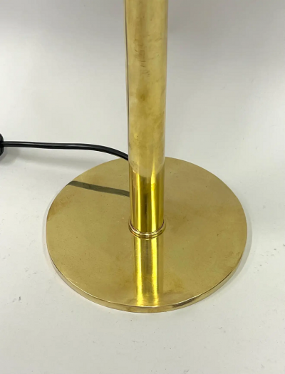 Fontana Arte Pair of Italian Mid Century Modern Brass Table Lamps Max Ingrand Fontana Arte