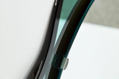 Fontana Mid Century Italian Fontana Style Scalloped Mirror