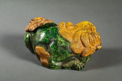 Foo Dog Shi Shi Incense Burner Koro with Removable Lid