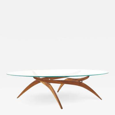 Forest Wilson Mid Century Oval Coffee Table