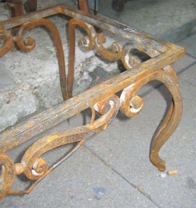 Forged Iron Table