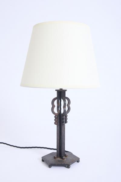 Forged Iron Table Lamp