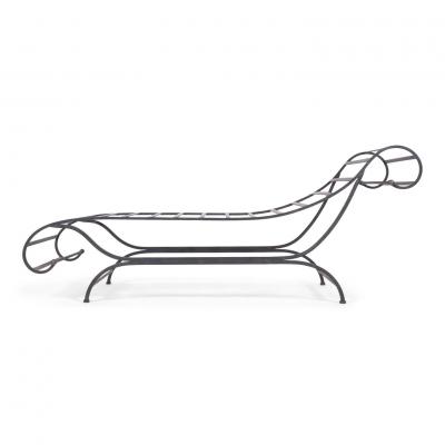 Forged Steel Chaise Longue