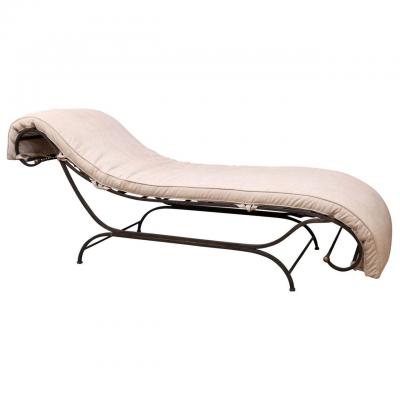 Forged Steel Chaise Longue