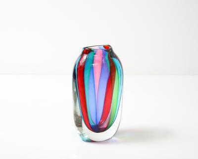 Formia Murano Blown Glass Vase by Formia Murano