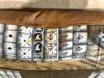 Fornasetti Libreria Pillow Dated 1961