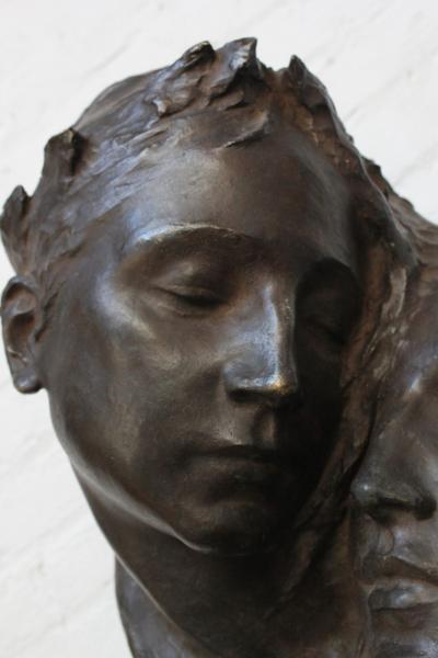 Fortini Cast Bronze Figural Relief Sculpture