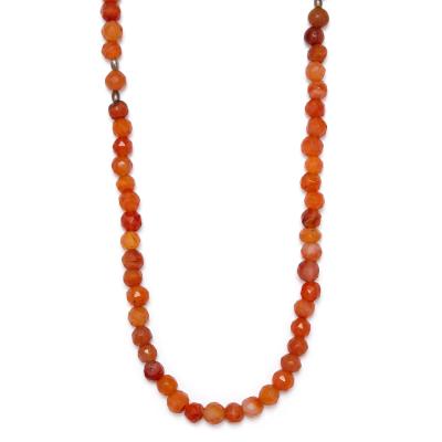 Four 12th Century Islamic semi precious stone bead chains