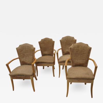 Four Art Deco Armchair