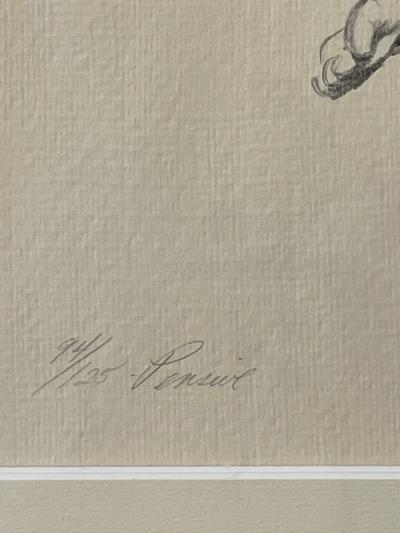 Four Framed Pencil Signed and Numbered Etchings Finely Framed and Matted